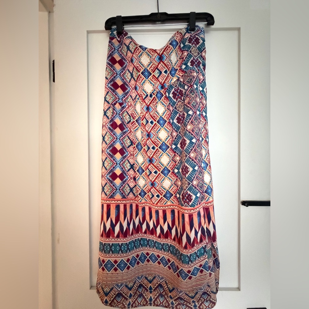 Anthropology HD in Paris Colorful Geometric skirt